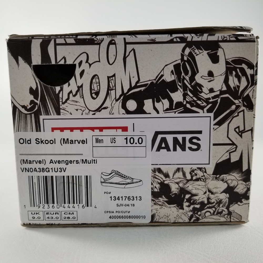 VANS X Marvel Old Skool Avengers Men's Sneakers 10 - Picture 8 of 8